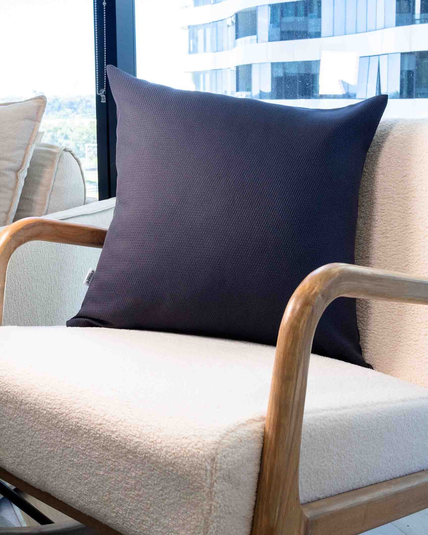 Upcycled Cushion Cover - Basalt