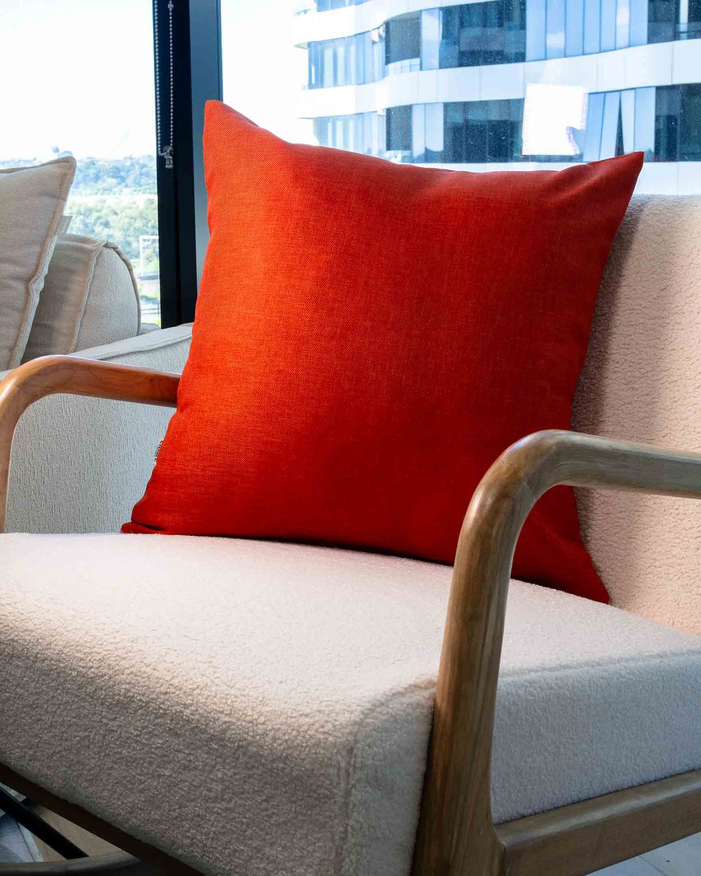 Upcycled Cushion Cover - Terracotta